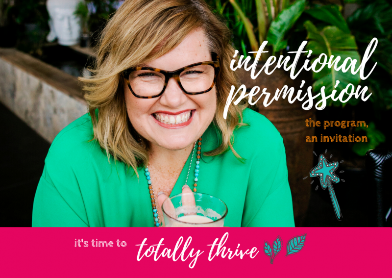 Intentional Permission Thrive Factor Program with Shannon B
